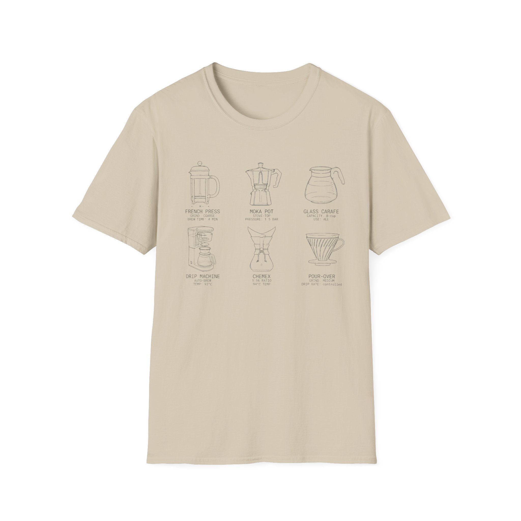 Various Coffee Brewing T-Shirt