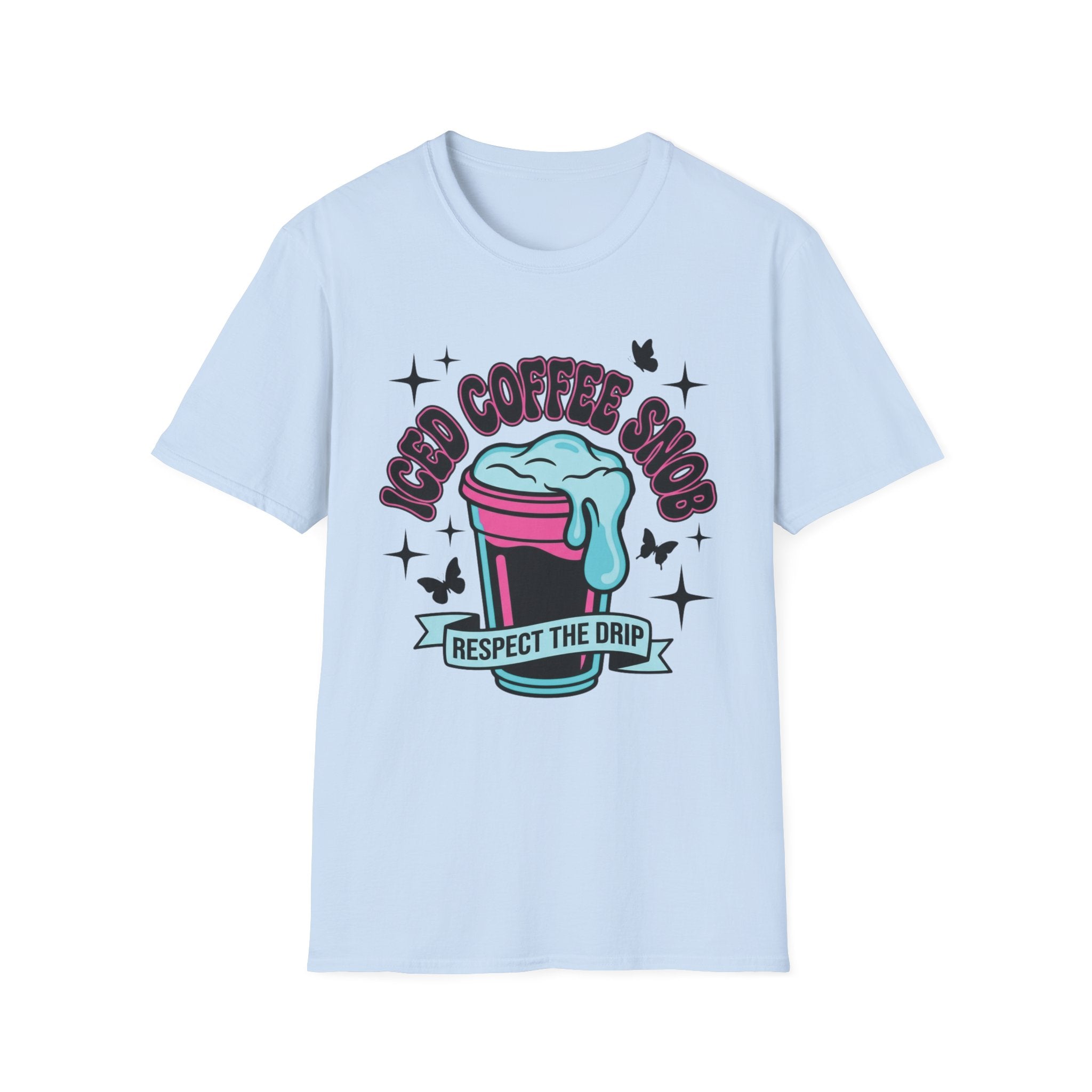 Iced Coffee Snob: Respect The Drip T-Shirt