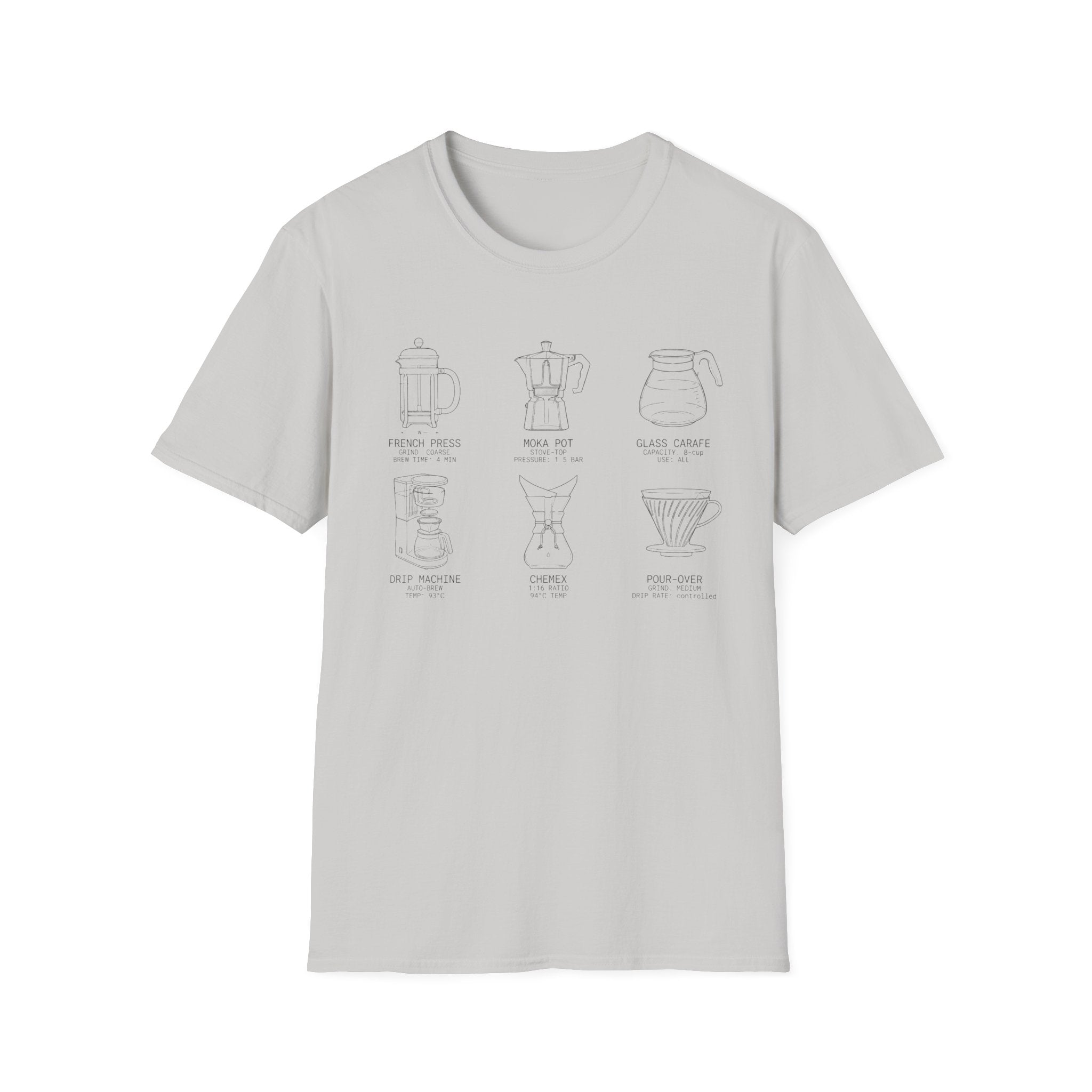Various Coffee Brewing T-Shirt