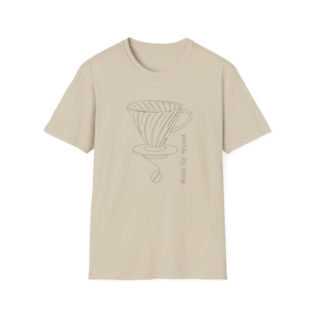Roast Sip Repeat Bean to Drip T-Shirt