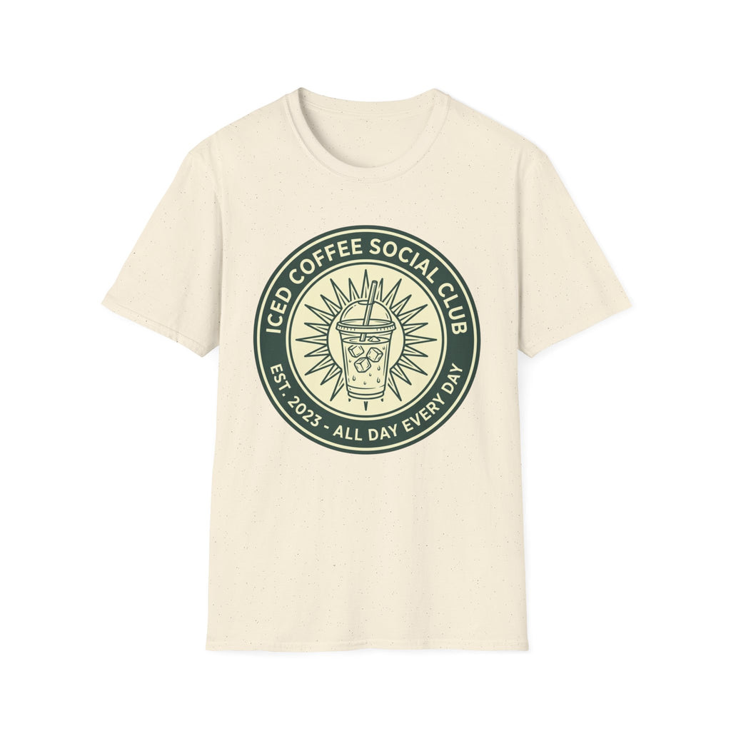 Iced Coffee Social Club Badge T-Shirt