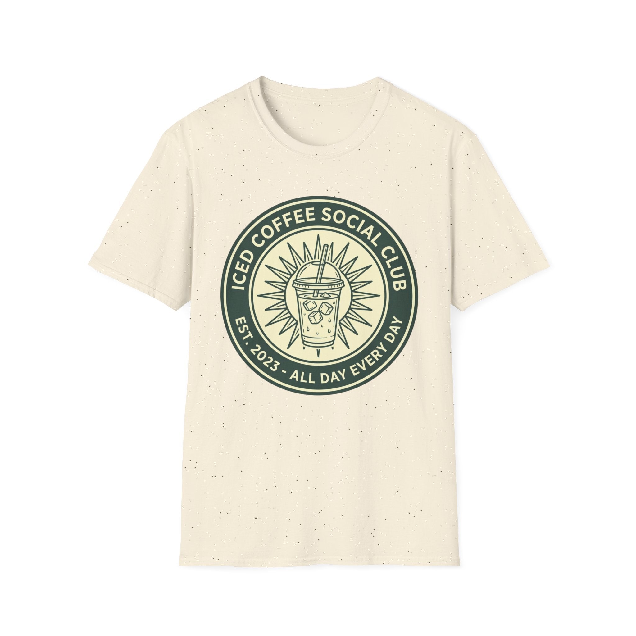 Iced Coffee Social Club Badge T-Shirt