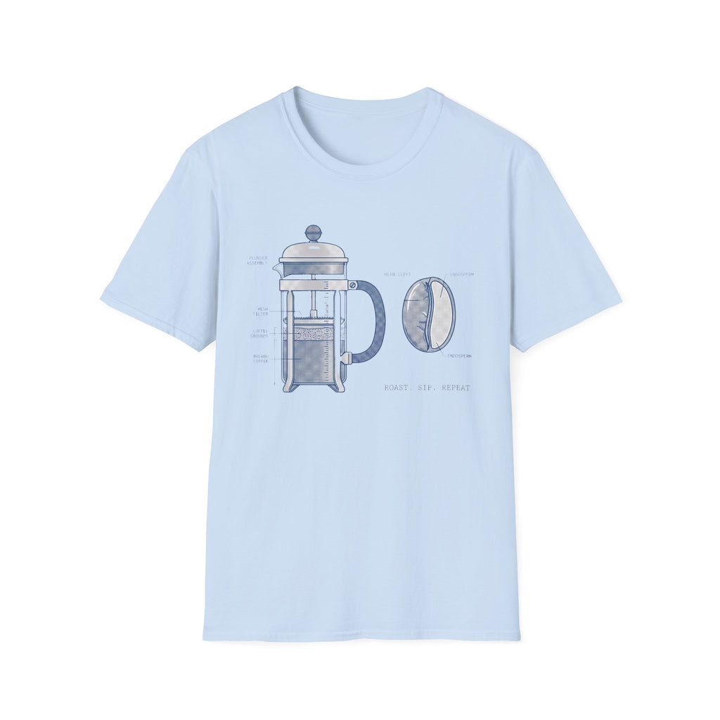 Pressed Coffee And Coffee Bean T-Shirt