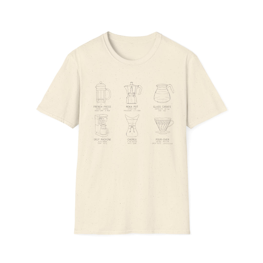 Various Coffee Brewing T-Shirt