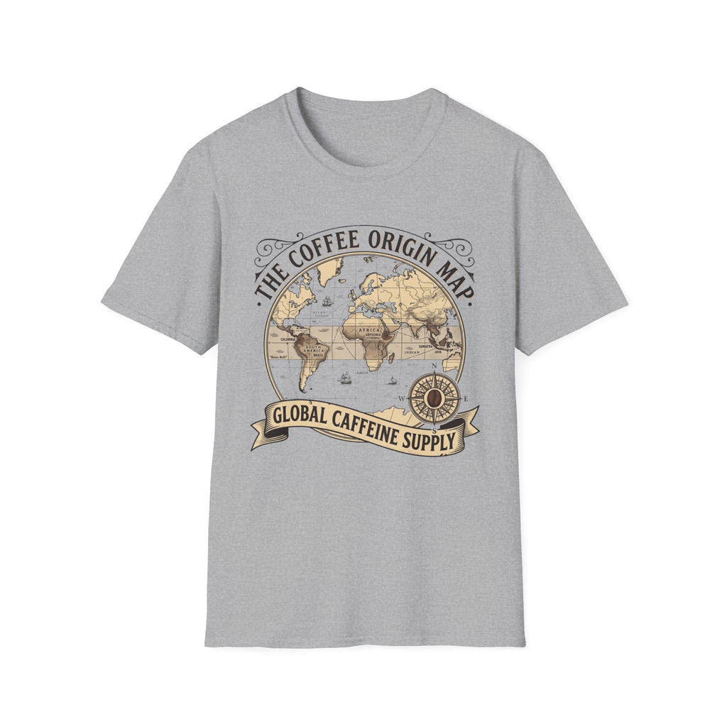 The Coffee Origin Map T-Shirt