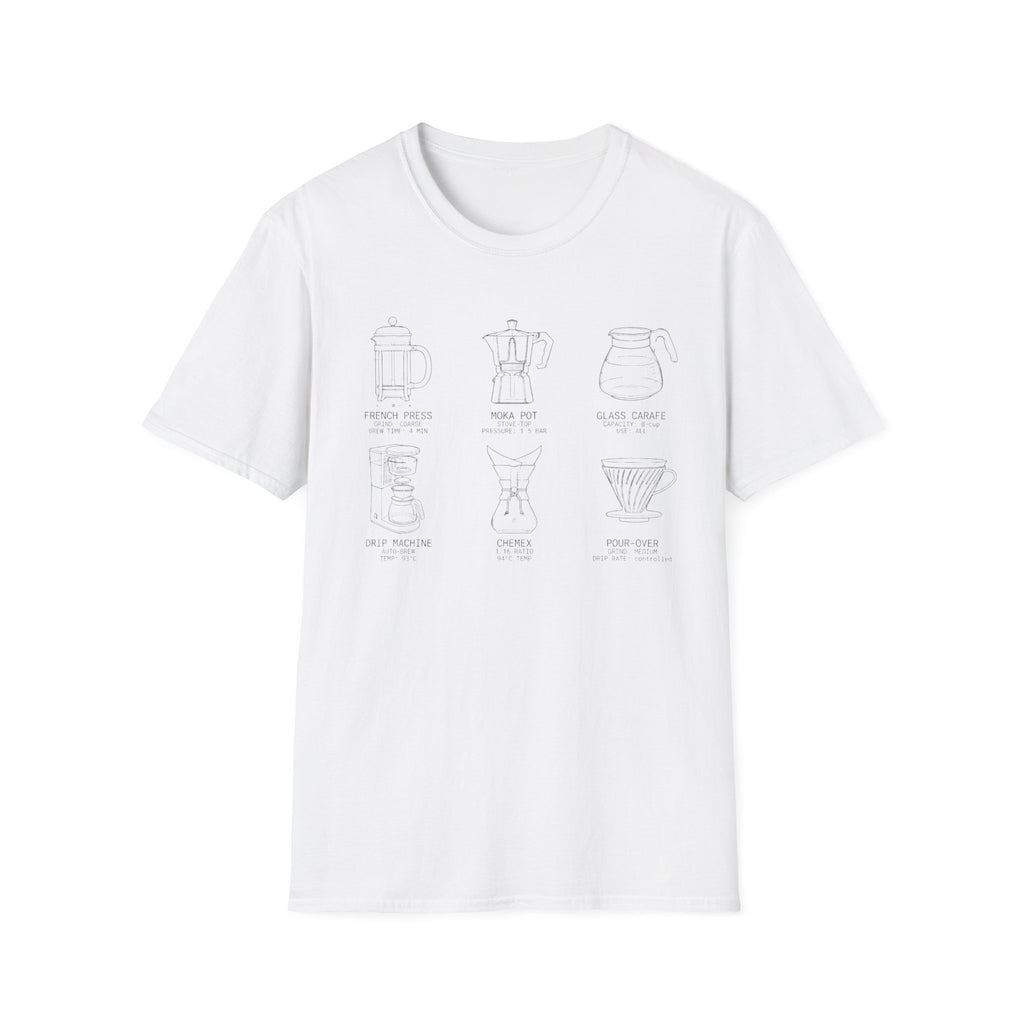 Various Coffee Brewing T-Shirt