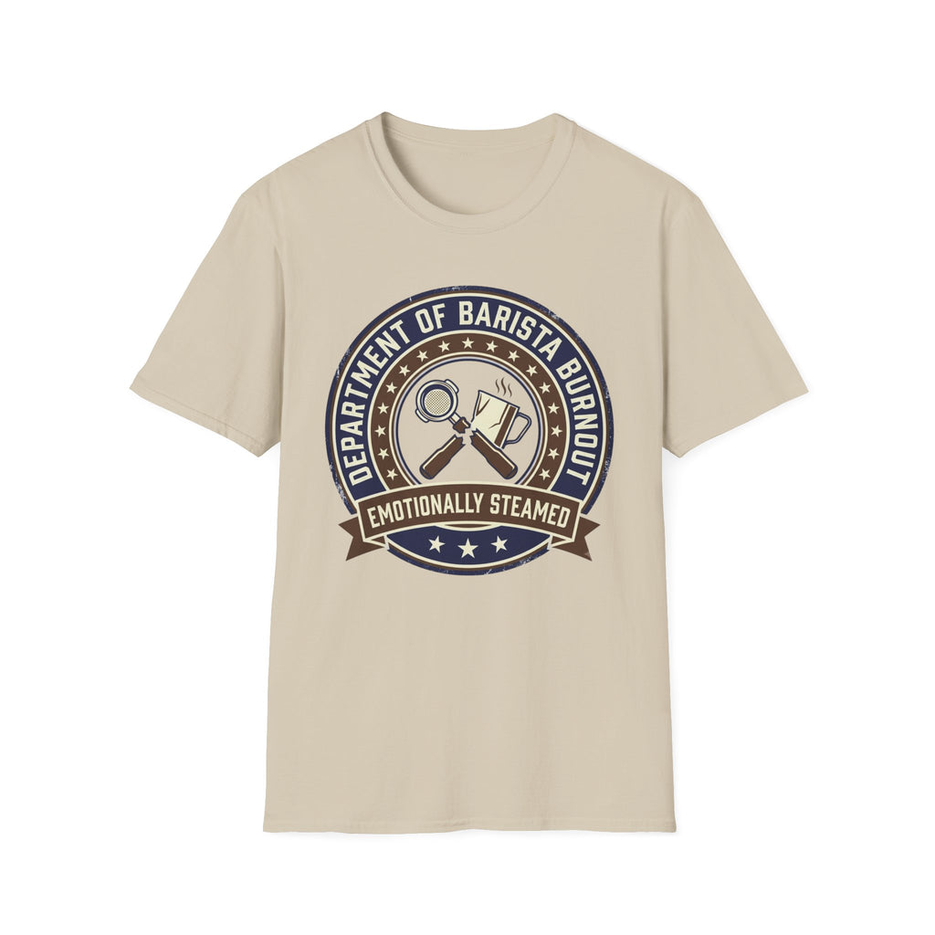 Department Of Barista Burnout T-Shirt