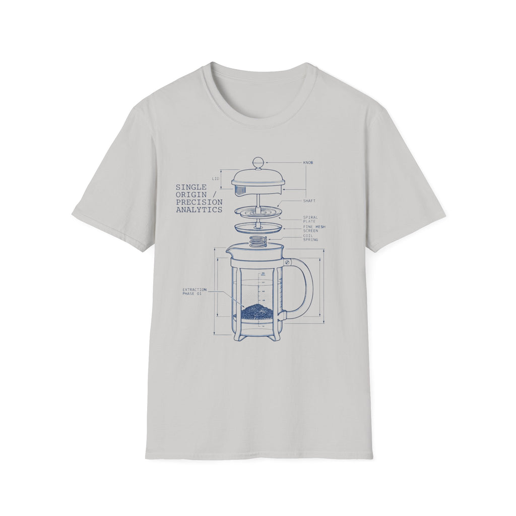 French Press Coffee Maker T-Shirt
