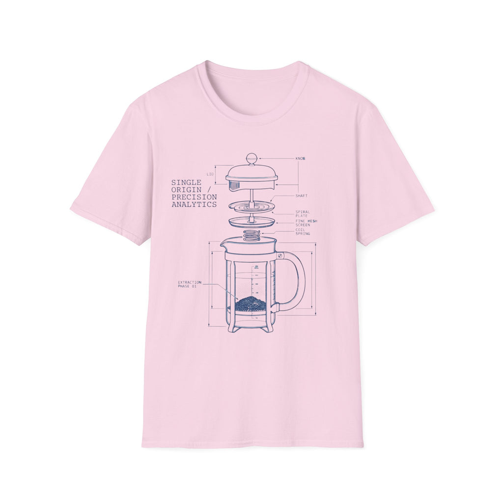 French Press Coffee Maker T-Shirt