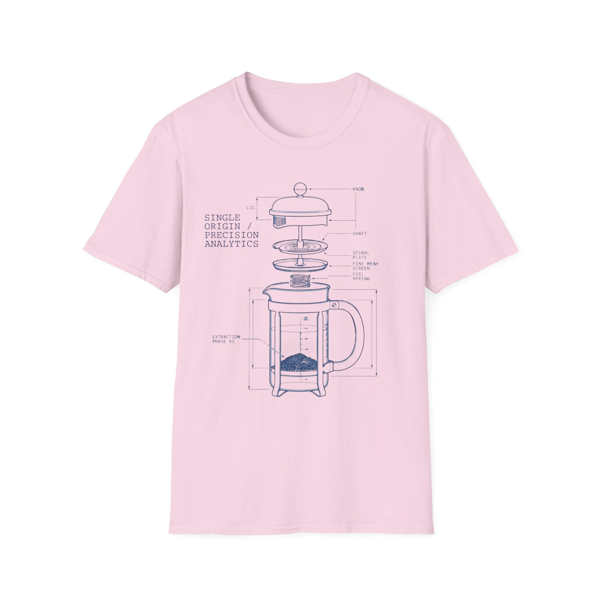 French Press Coffee Maker T-Shirt