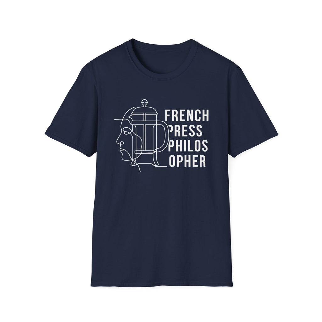 French Press Philosopher T-Shirt