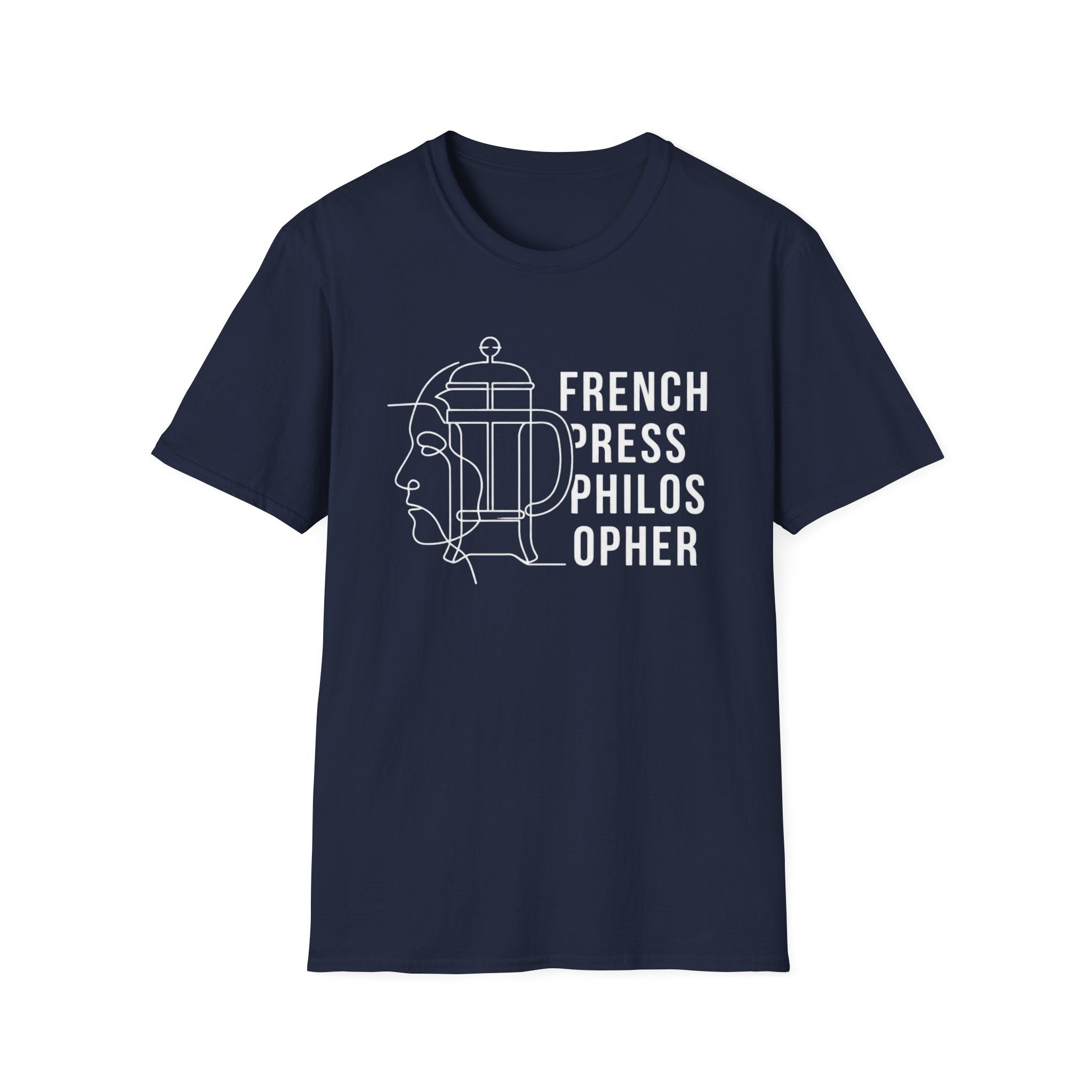 French Press Philosopher T-Shirt