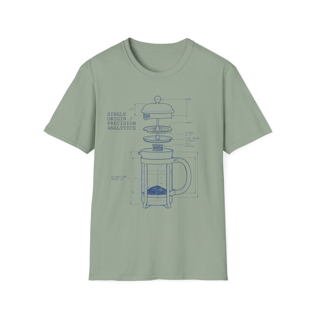 French Press Coffee Maker T-Shirt