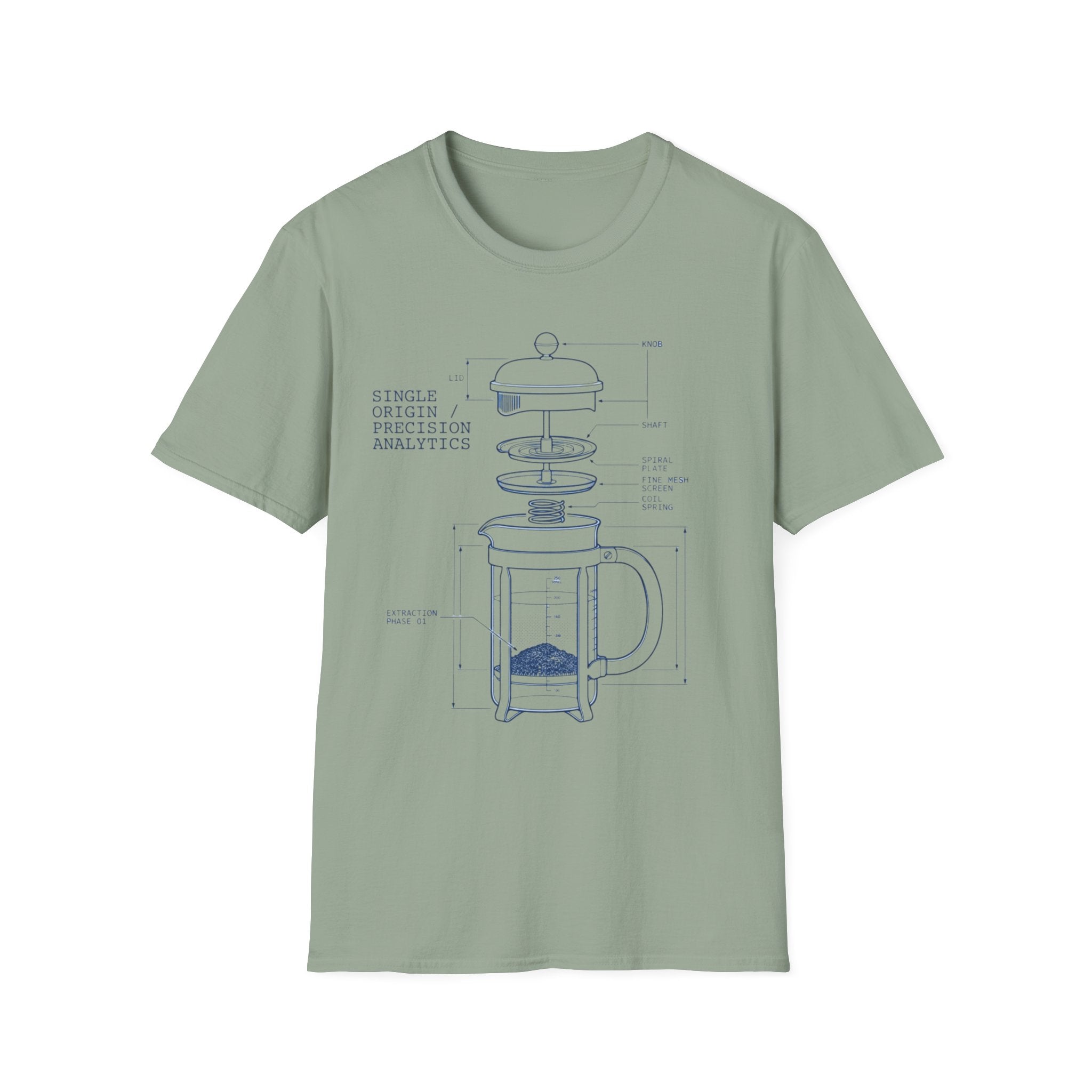 French Press Coffee Maker T-Shirt