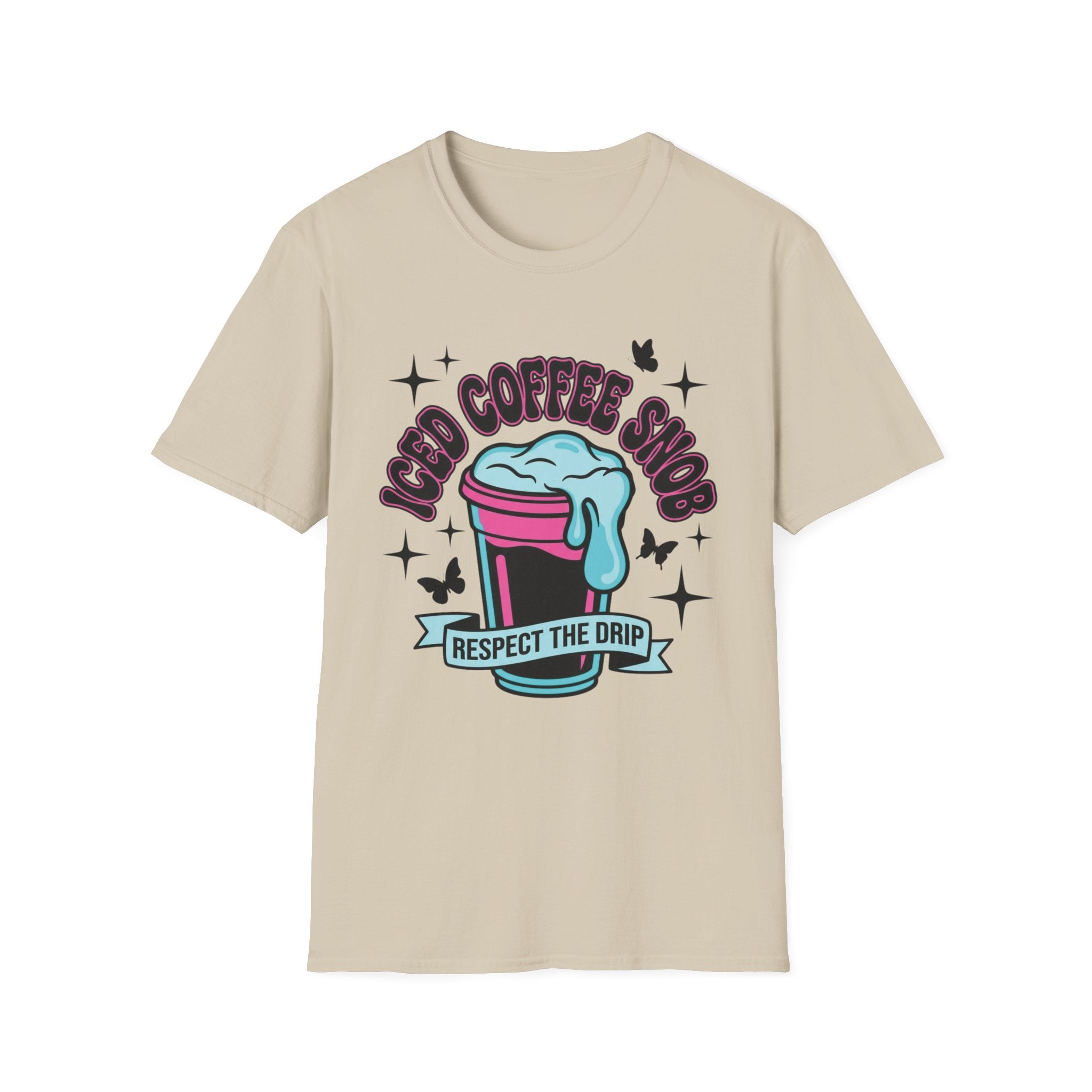 Iced Coffee Snob: Respect The Drip T-Shirt