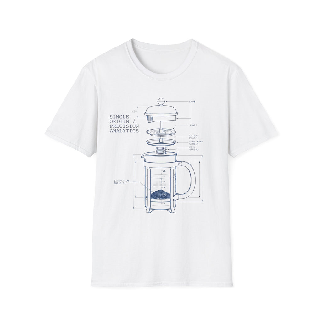 French Press Coffee Maker T-Shirt