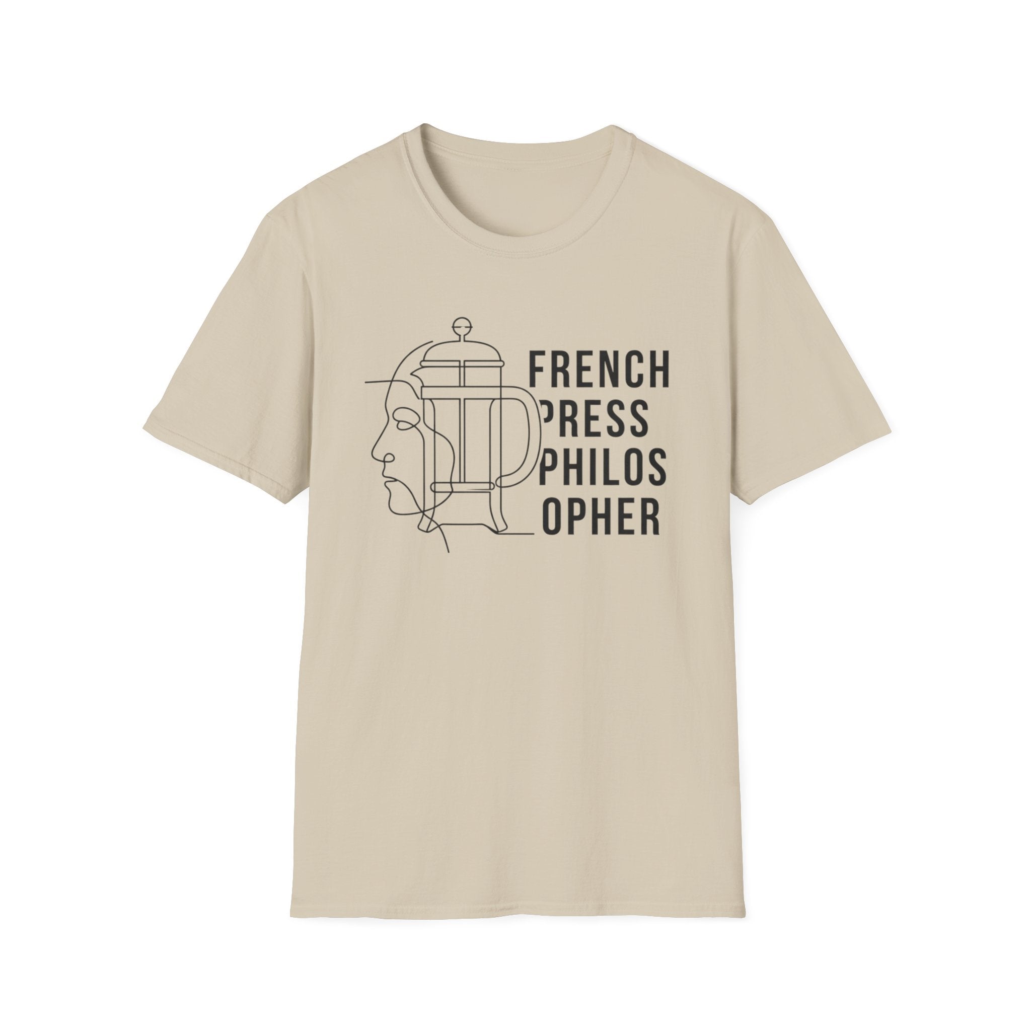 French Press Philosopher T-Shirt