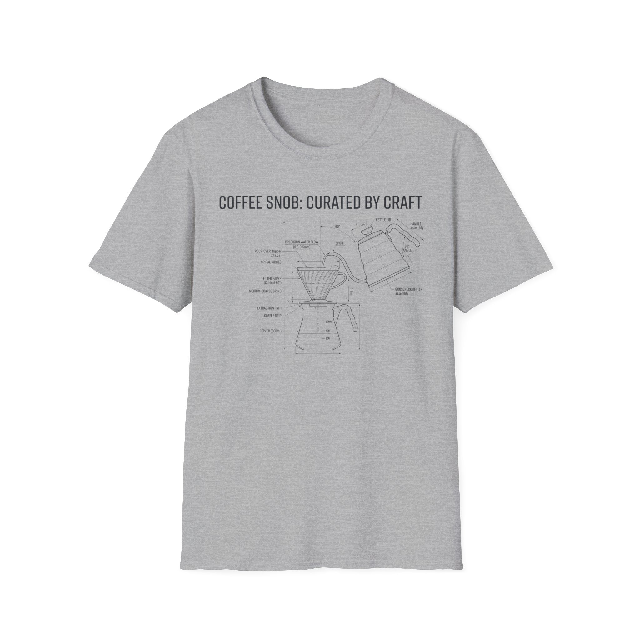 Coffee Snob: Curated by Craft T-Shirt