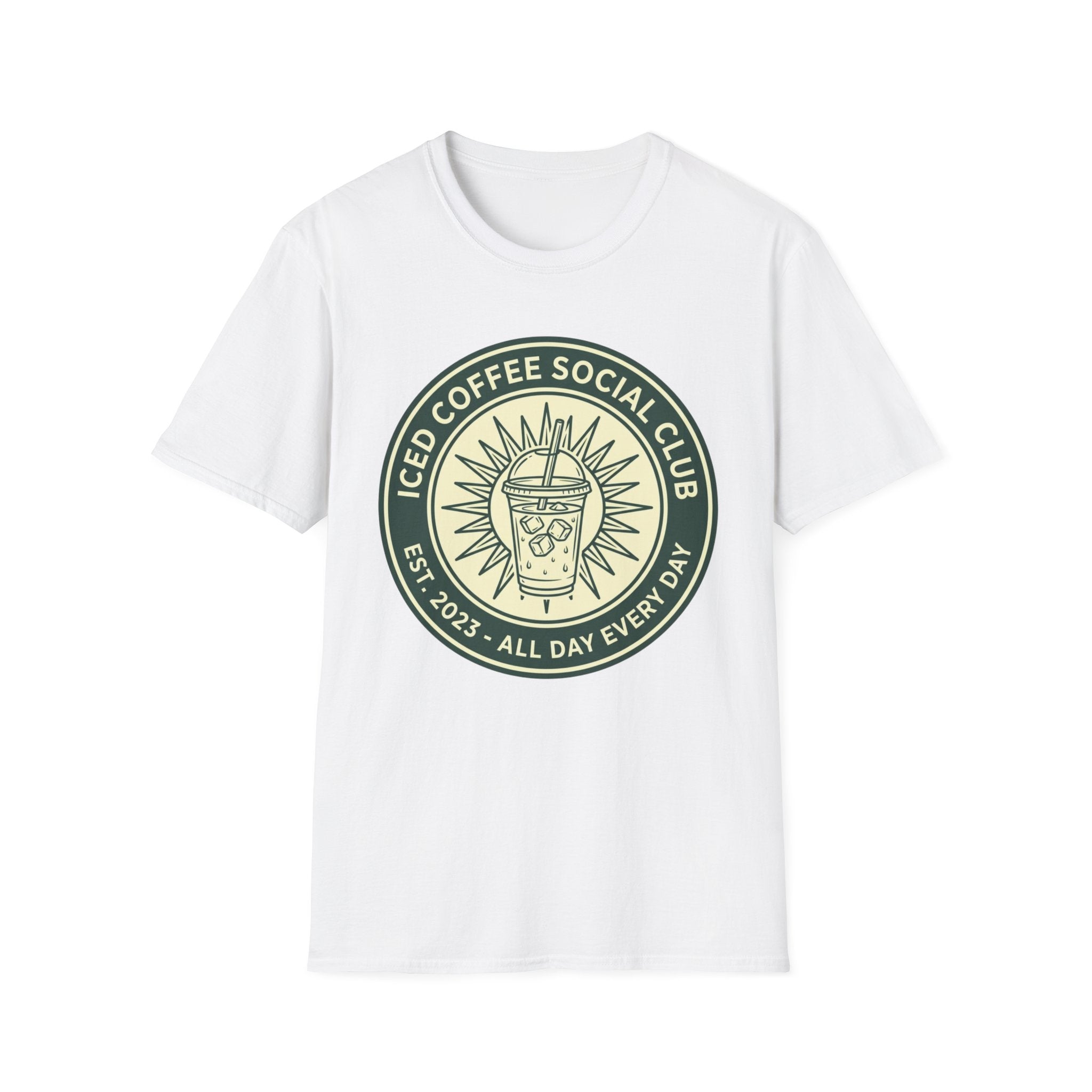 Iced Coffee Social Club Badge T-Shirt
