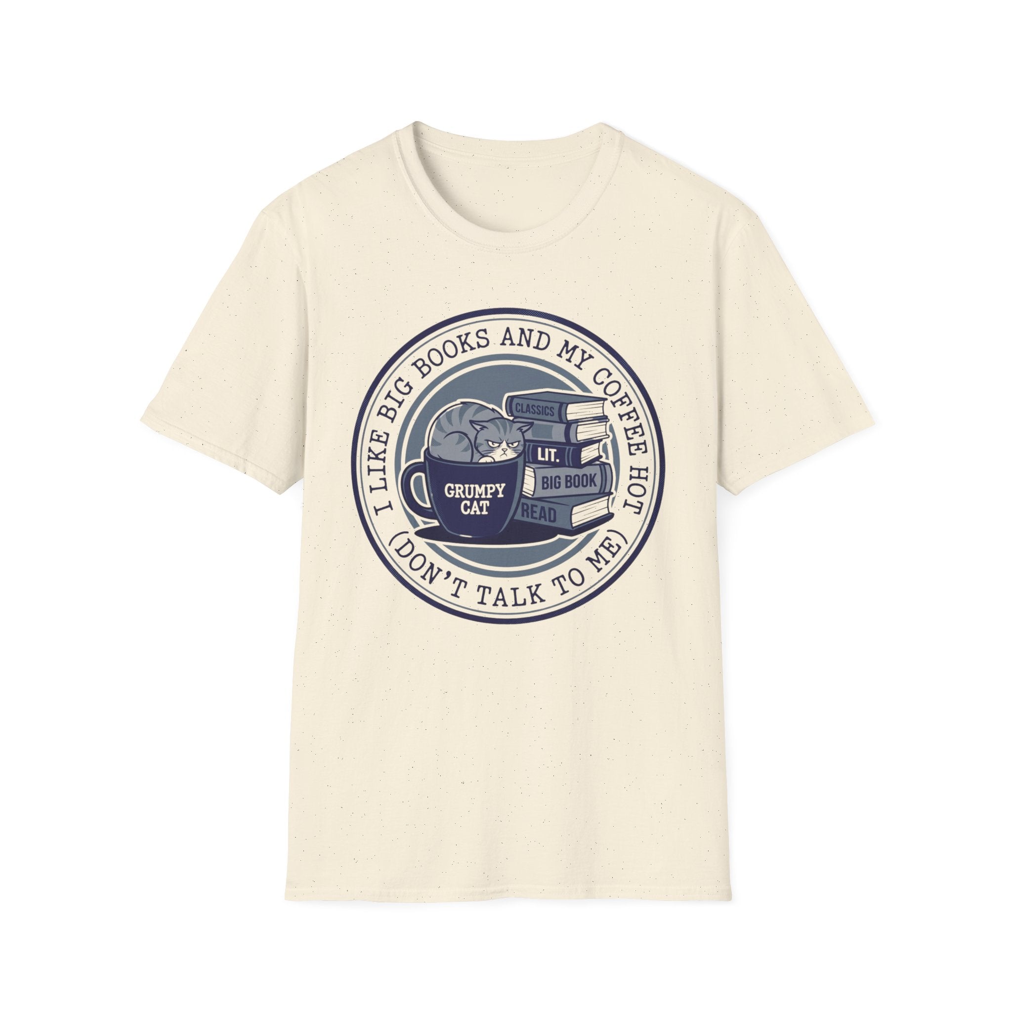 I Like Big Books And My Coffee Hot T-Shirt