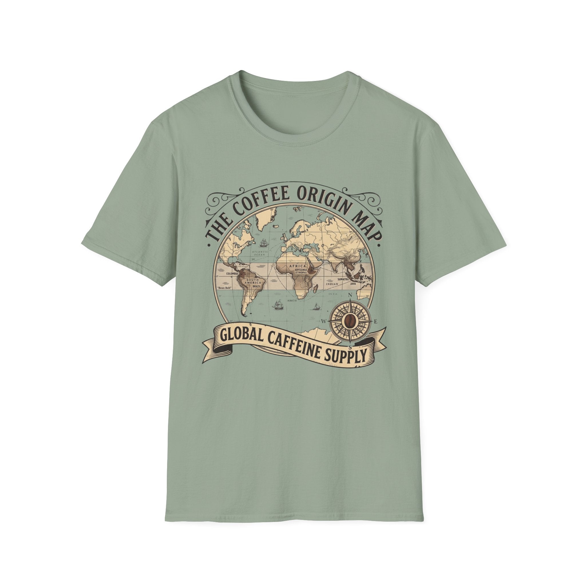 The Coffee Origin Map T-Shirt