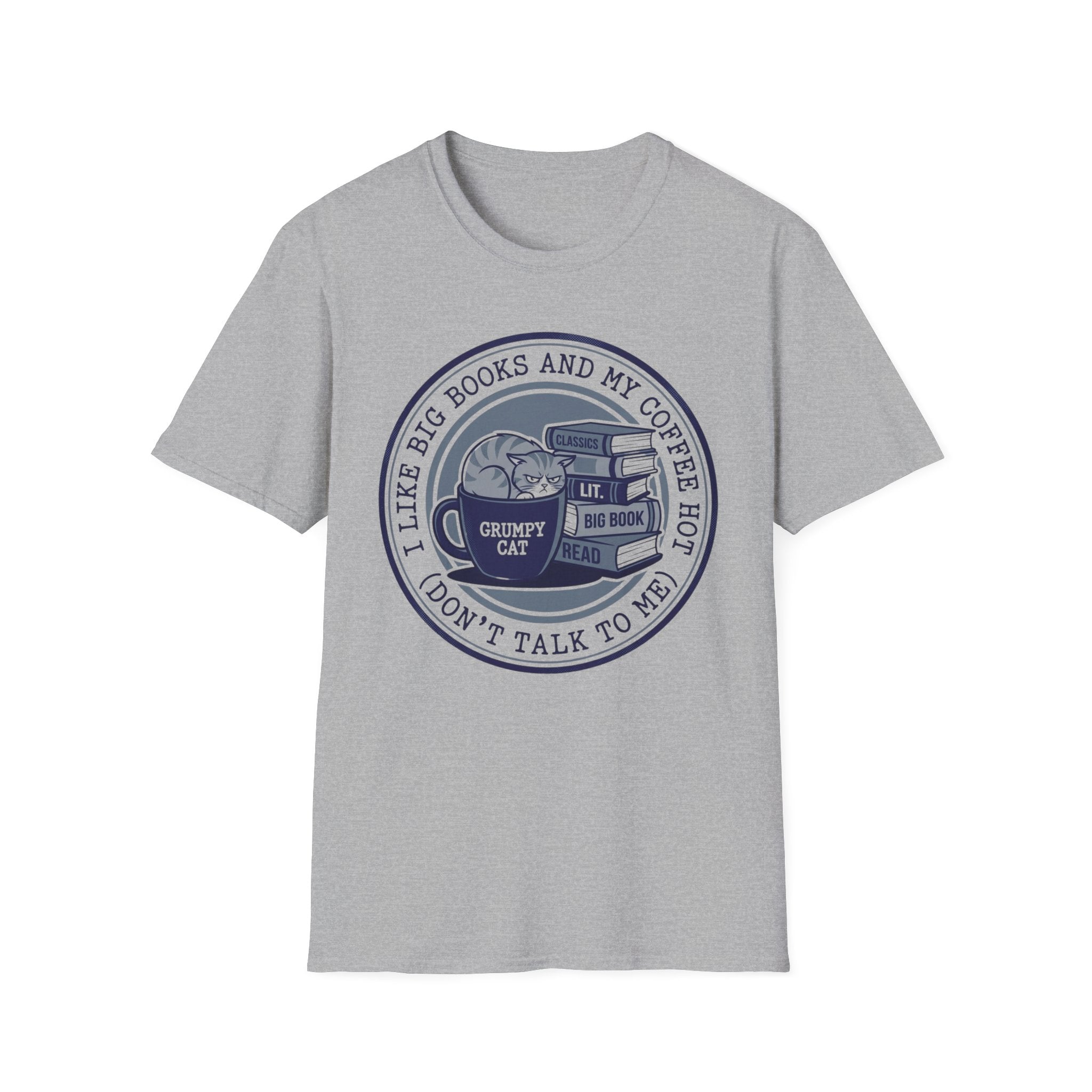 I Like Big Books And My Coffee Hot T-Shirt