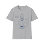 French Press Coffee Maker T-Shirt