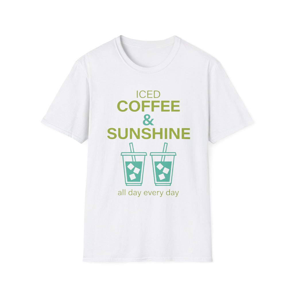 Cute Iced Coffee & Sunshine T-Shirt