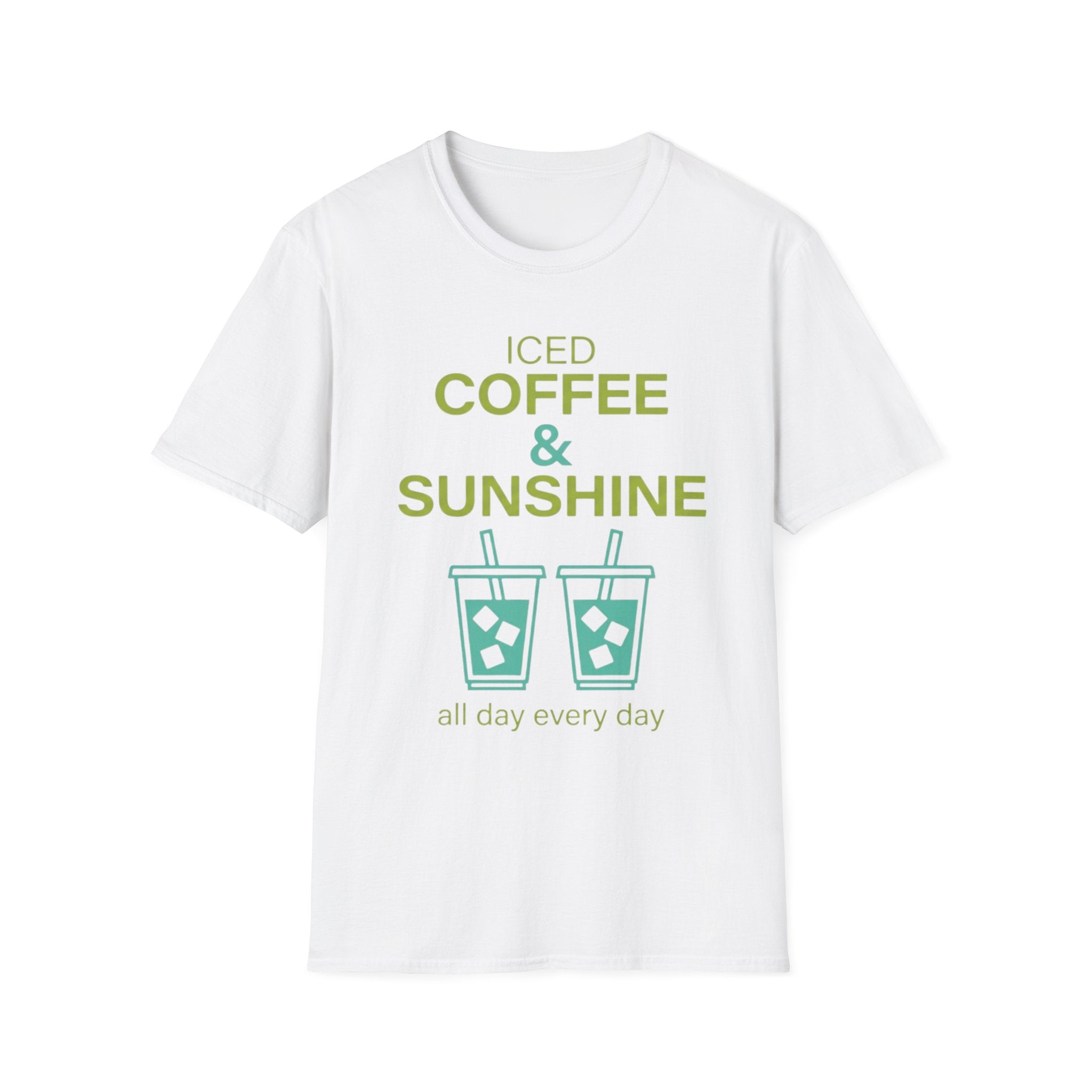 Cute Iced Coffee & Sunshine T-Shirt
