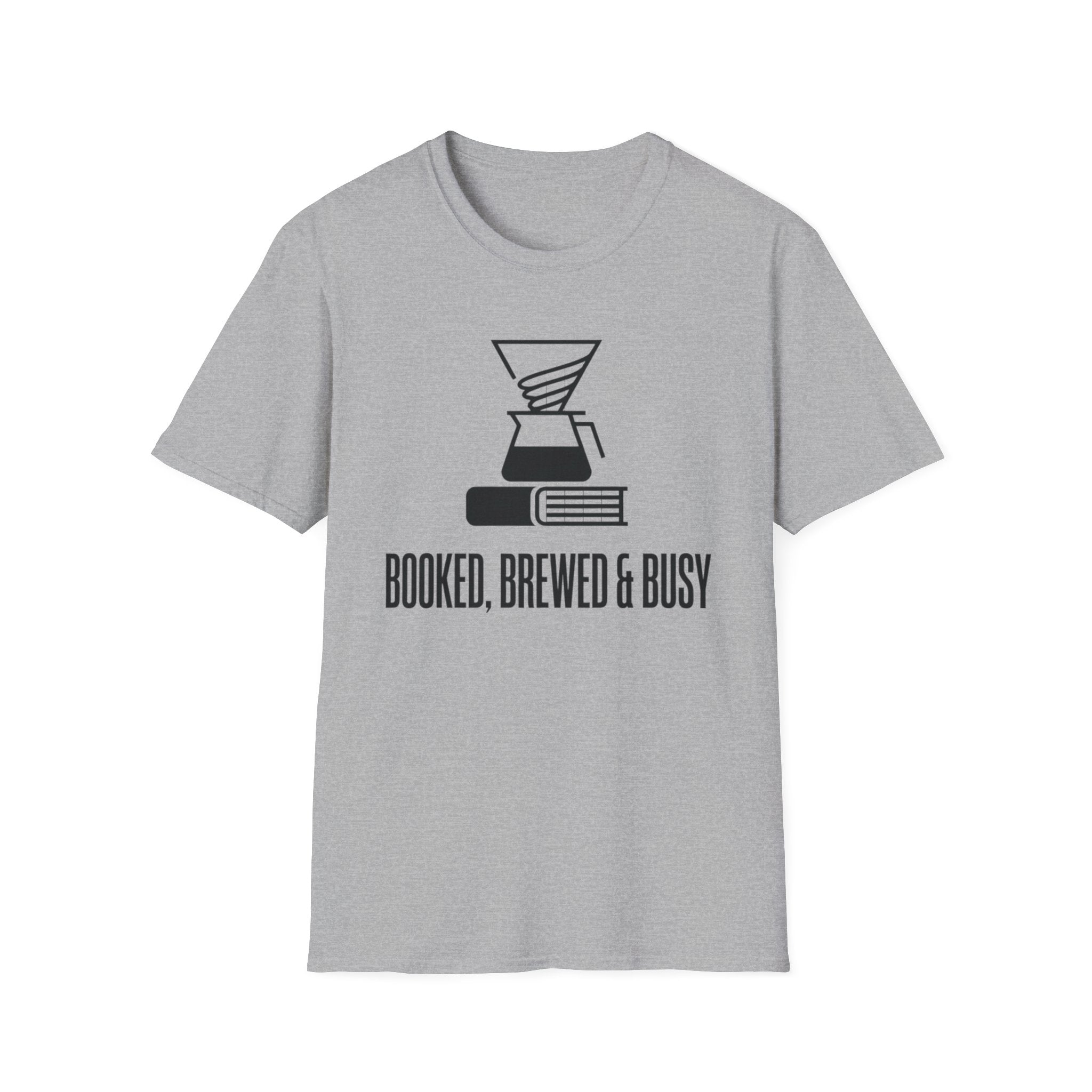 Booked, Brewed & Busy T-Shirt