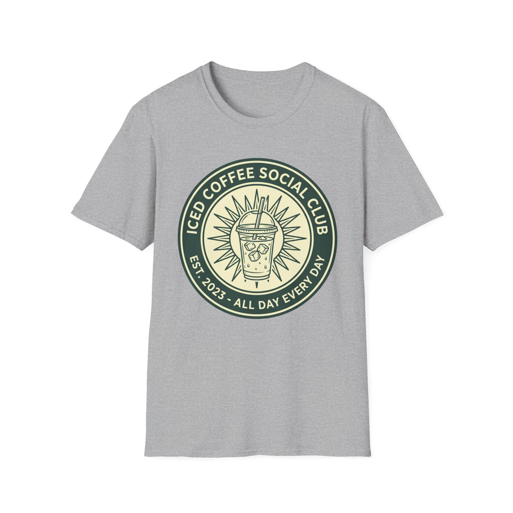 Iced Coffee Social Club Badge T-Shirt