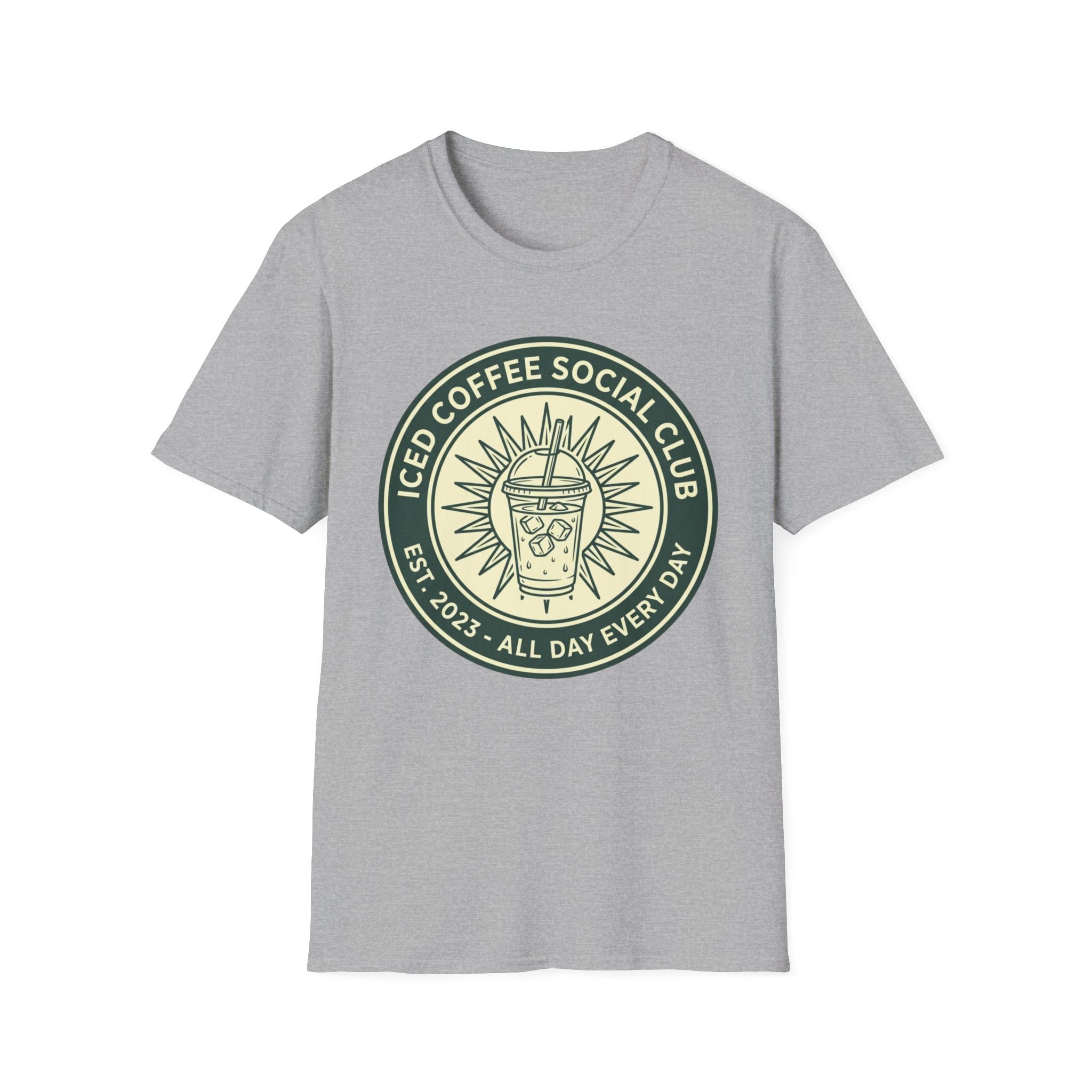 Iced Coffee Social Club Badge T-Shirt