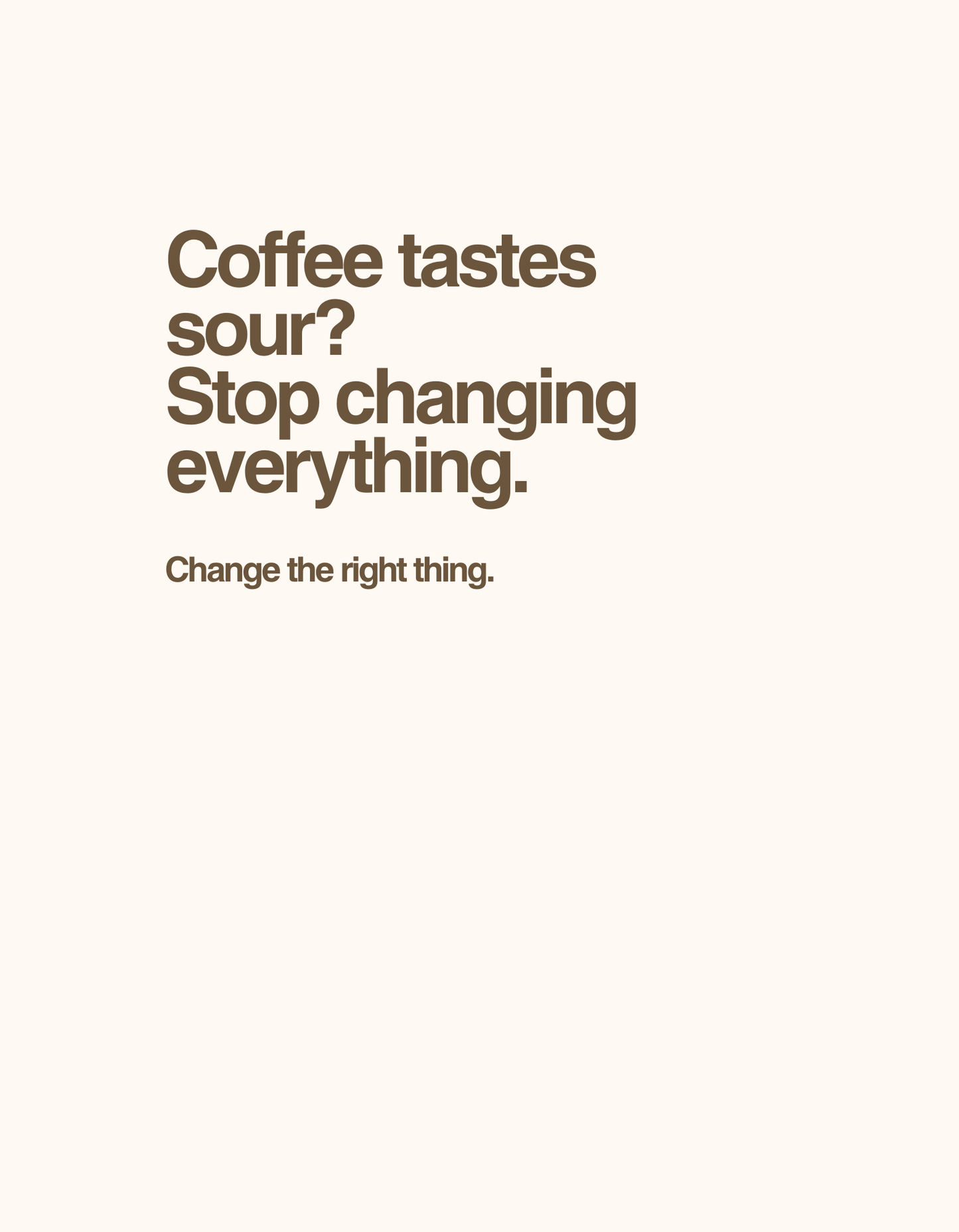 The Coffee Rules – The Golden Ratio