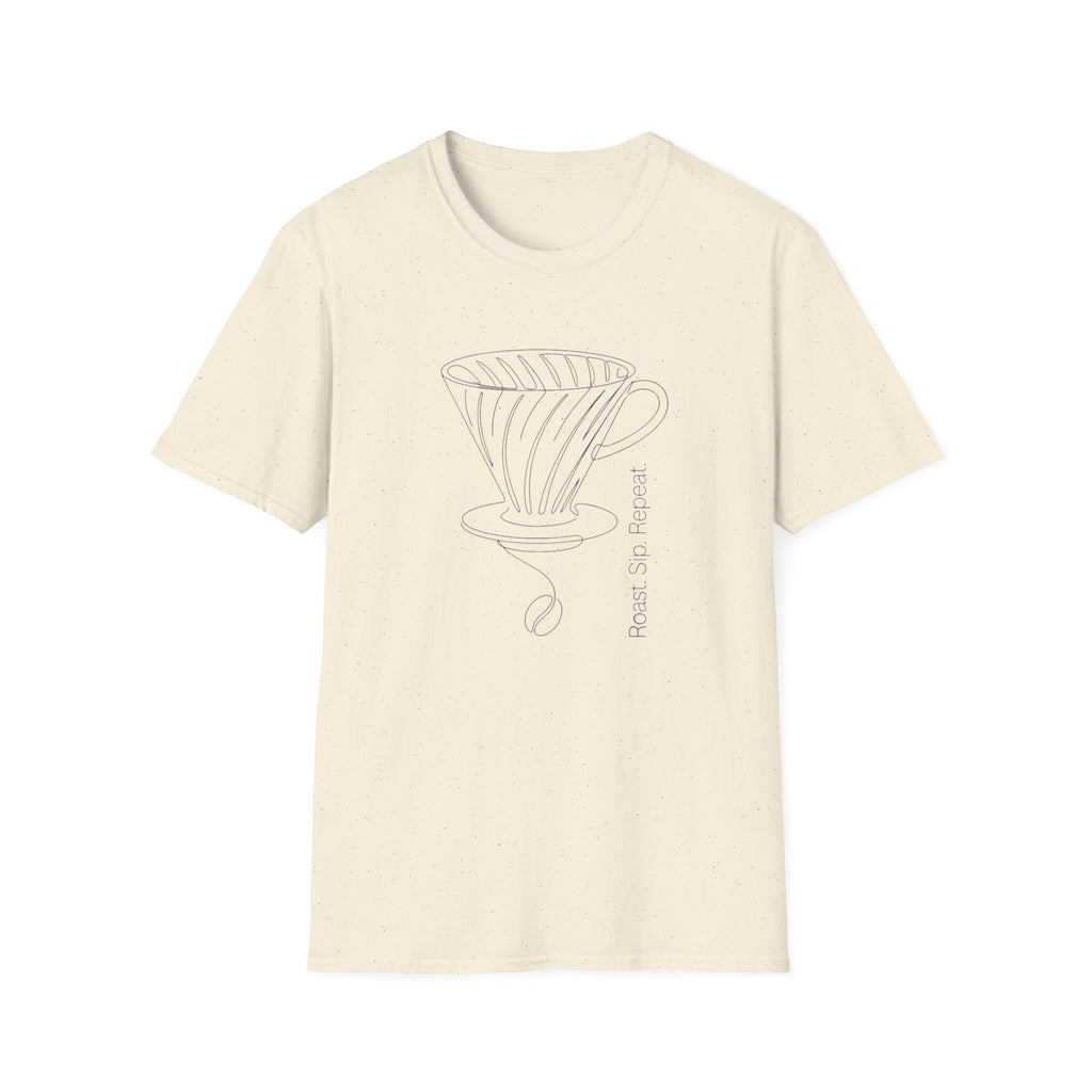 Roast Sip Repeat Bean to Drip T-Shirt