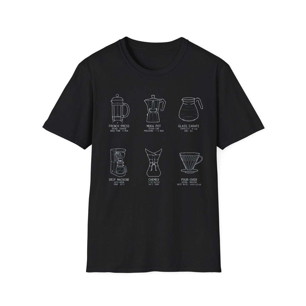 Various Coffee Brewing T-Shirt