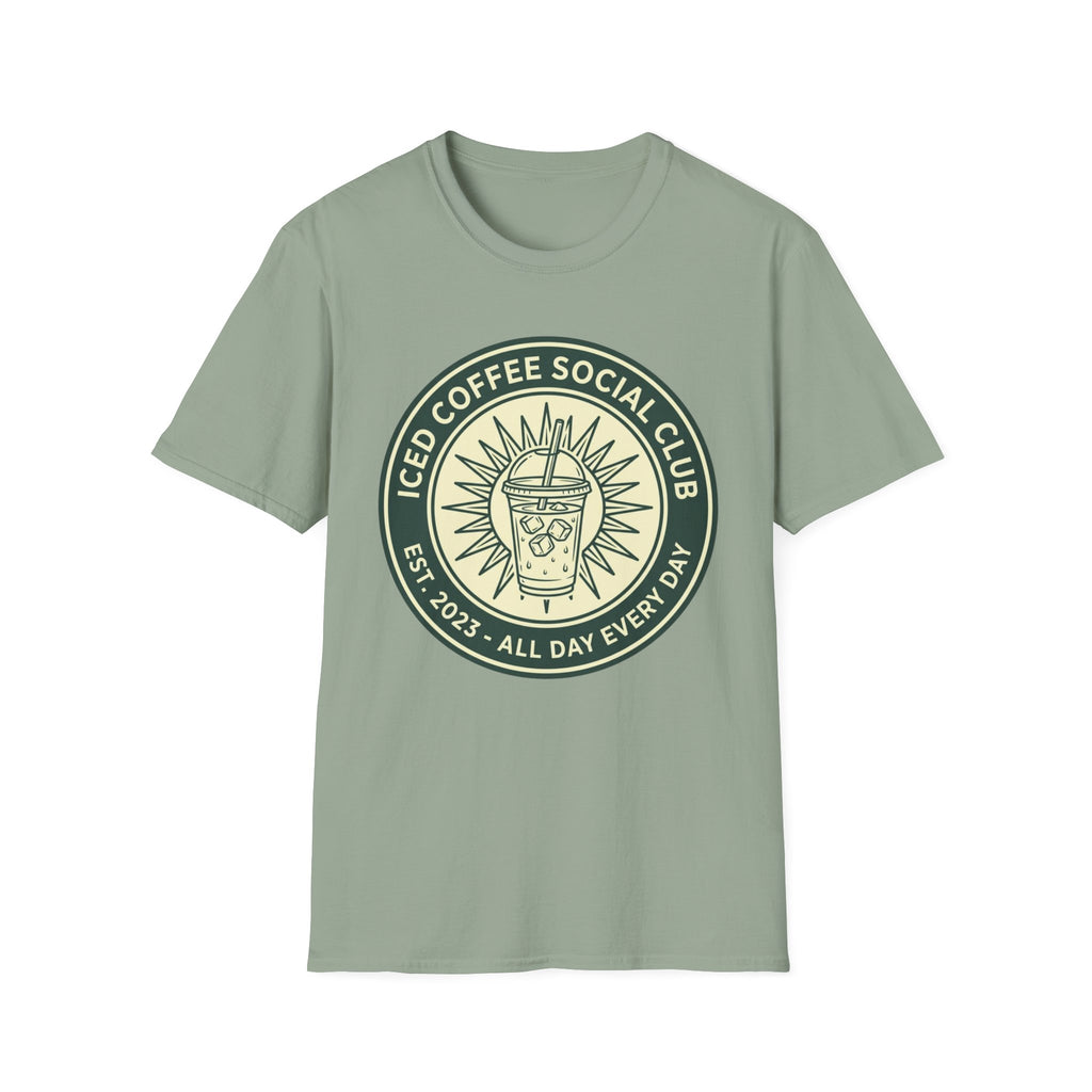 Iced Coffee Social Club Badge T-Shirt