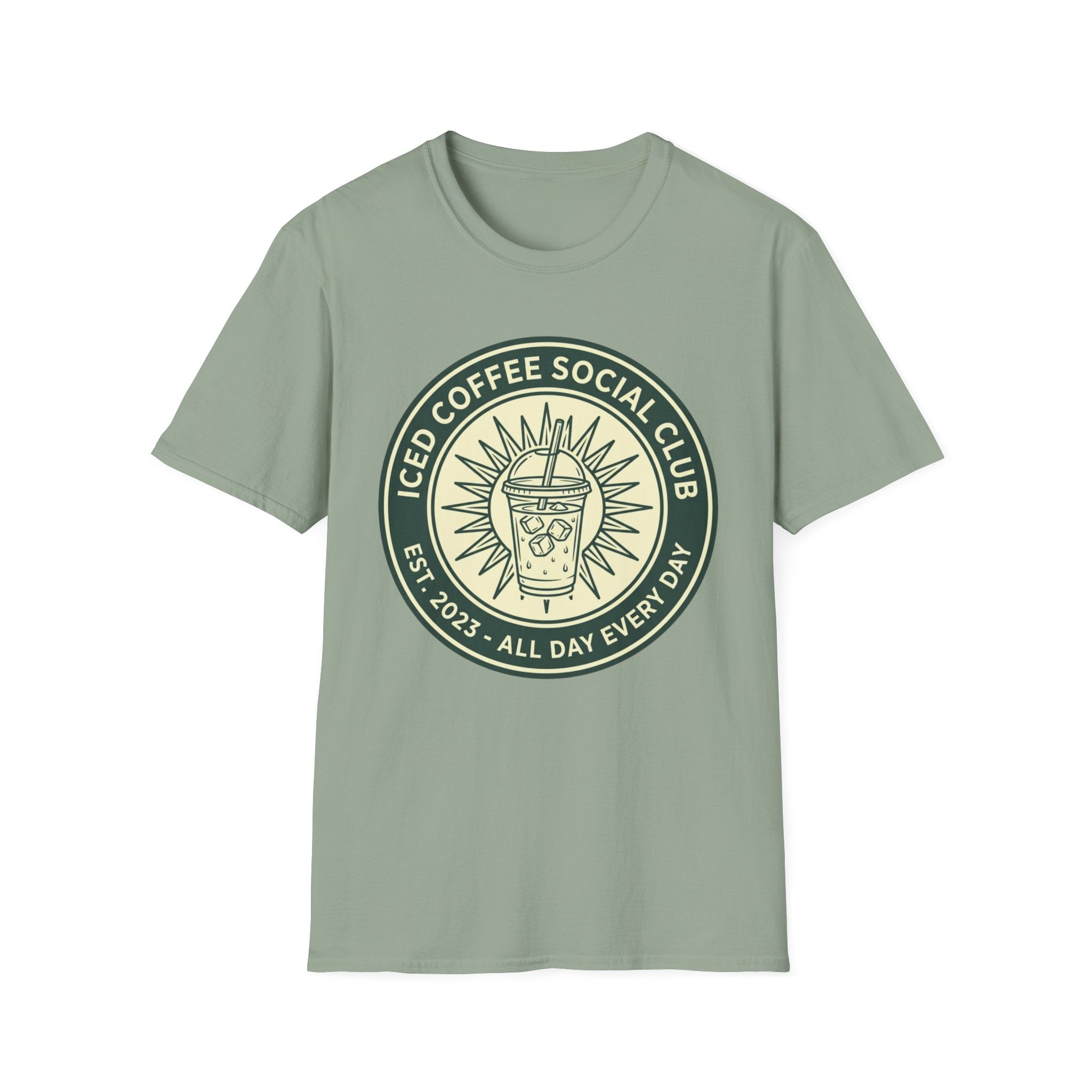 Iced Coffee Social Club Badge T-Shirt