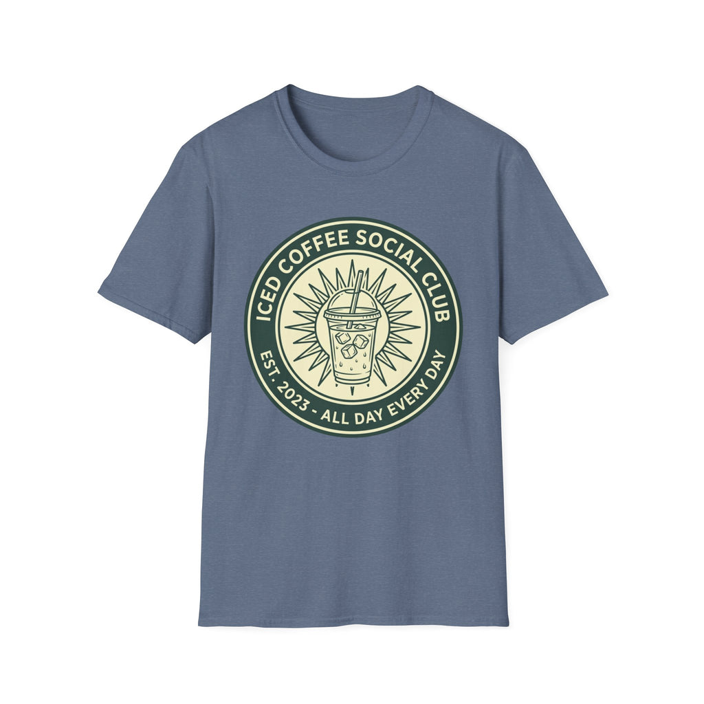 Iced Coffee Social Club Badge T-Shirt