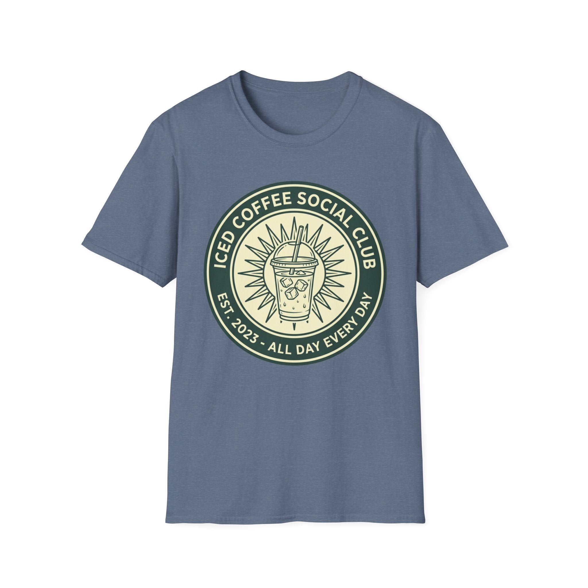 Iced Coffee Social Club Badge T-Shirt