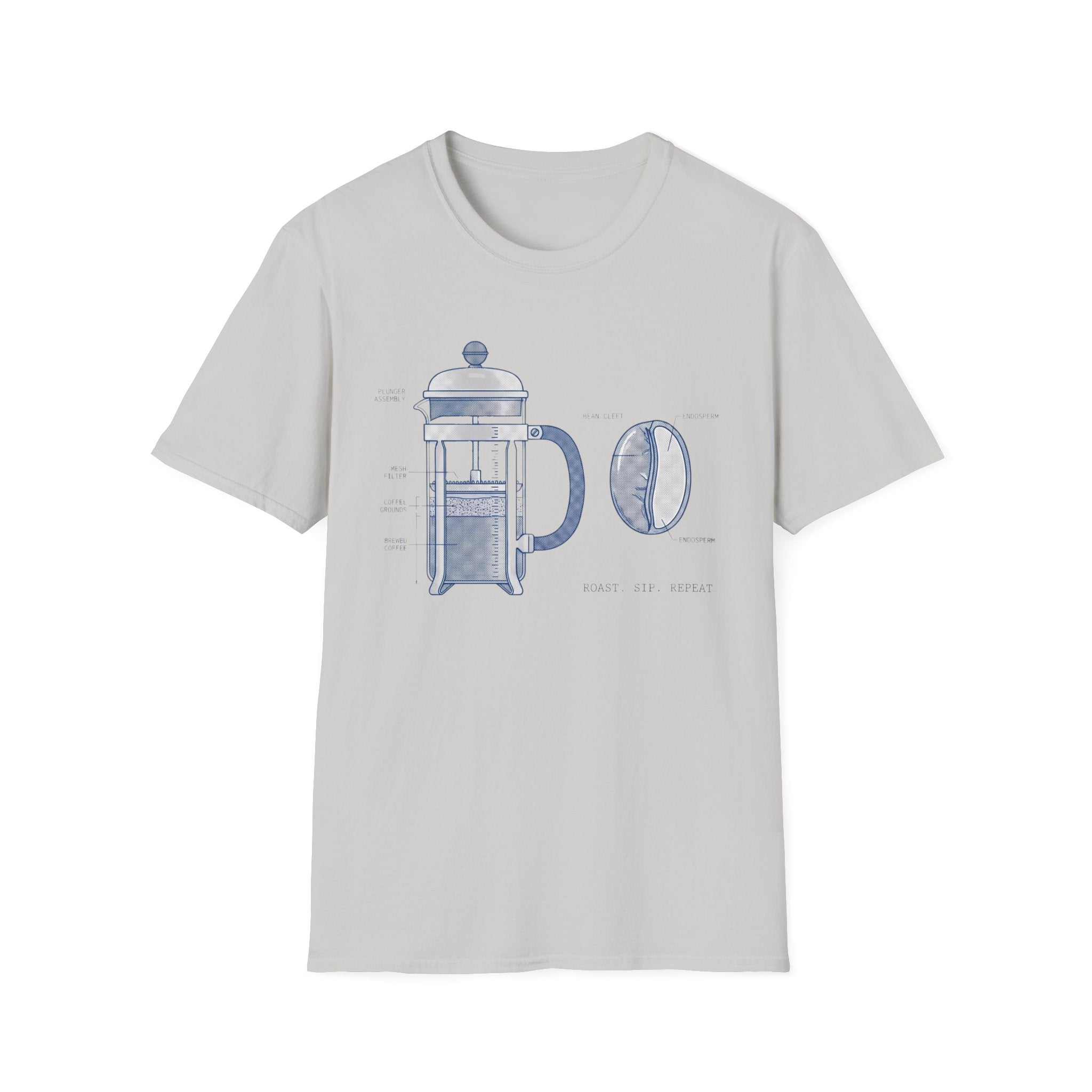Pressed Coffee And Coffee Bean T-Shirt