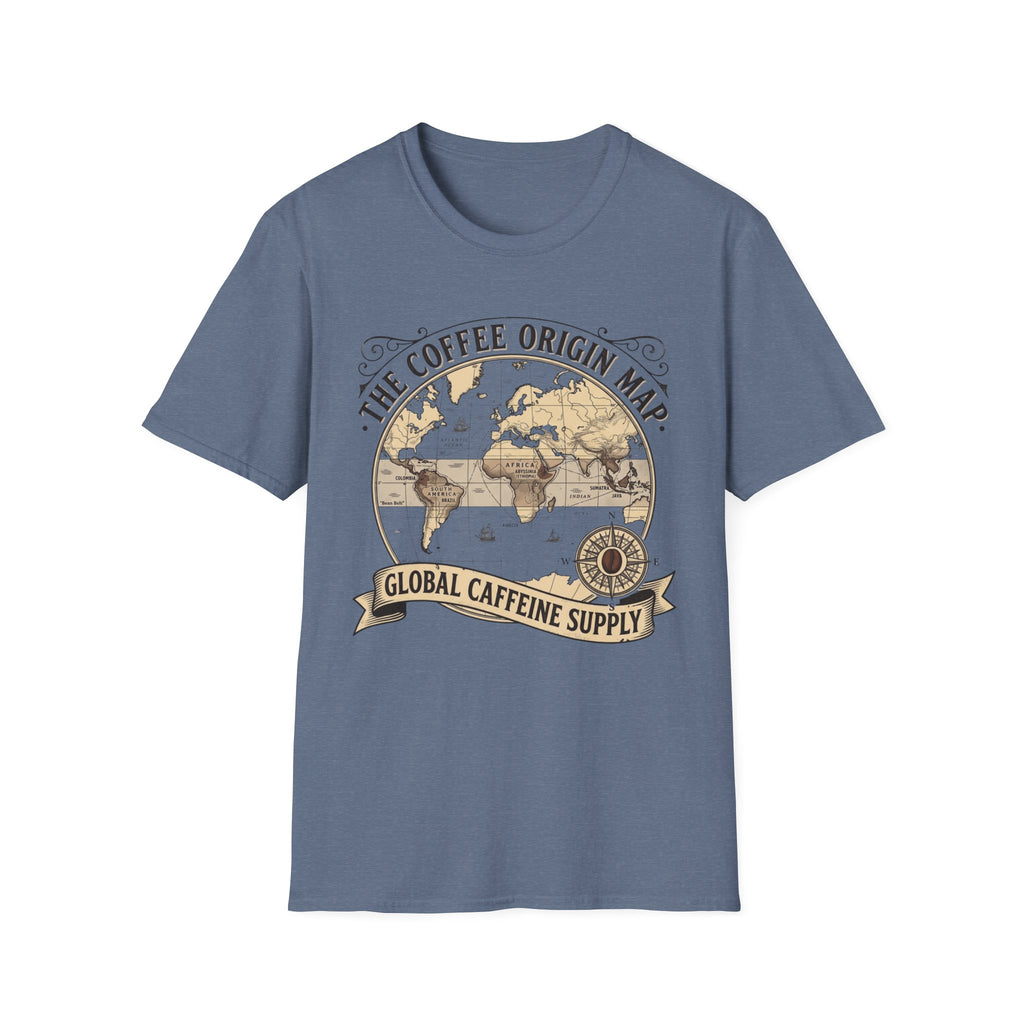 The Coffee Origin Map T-Shirt