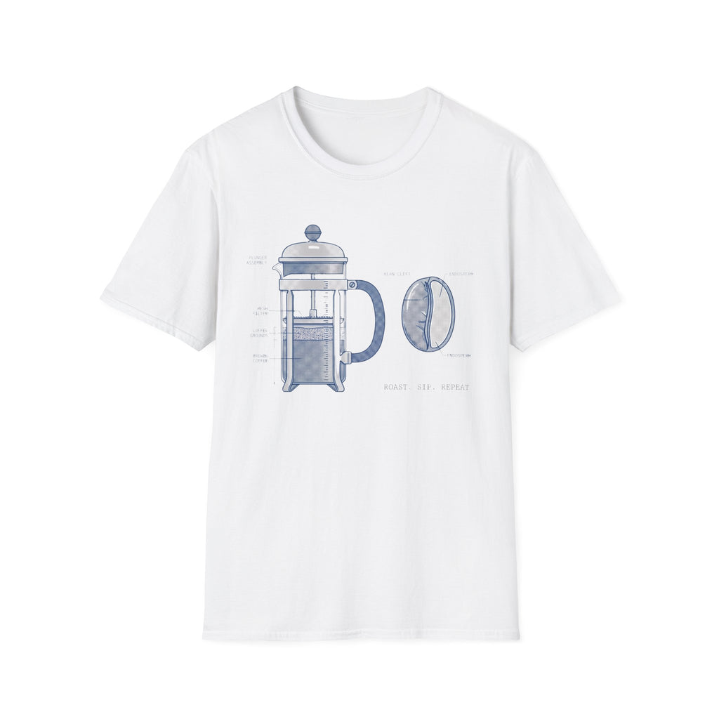Pressed Coffee And Coffee Bean T-Shirt