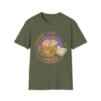 Chill Coffee Time with Cat and Book T-Shirt