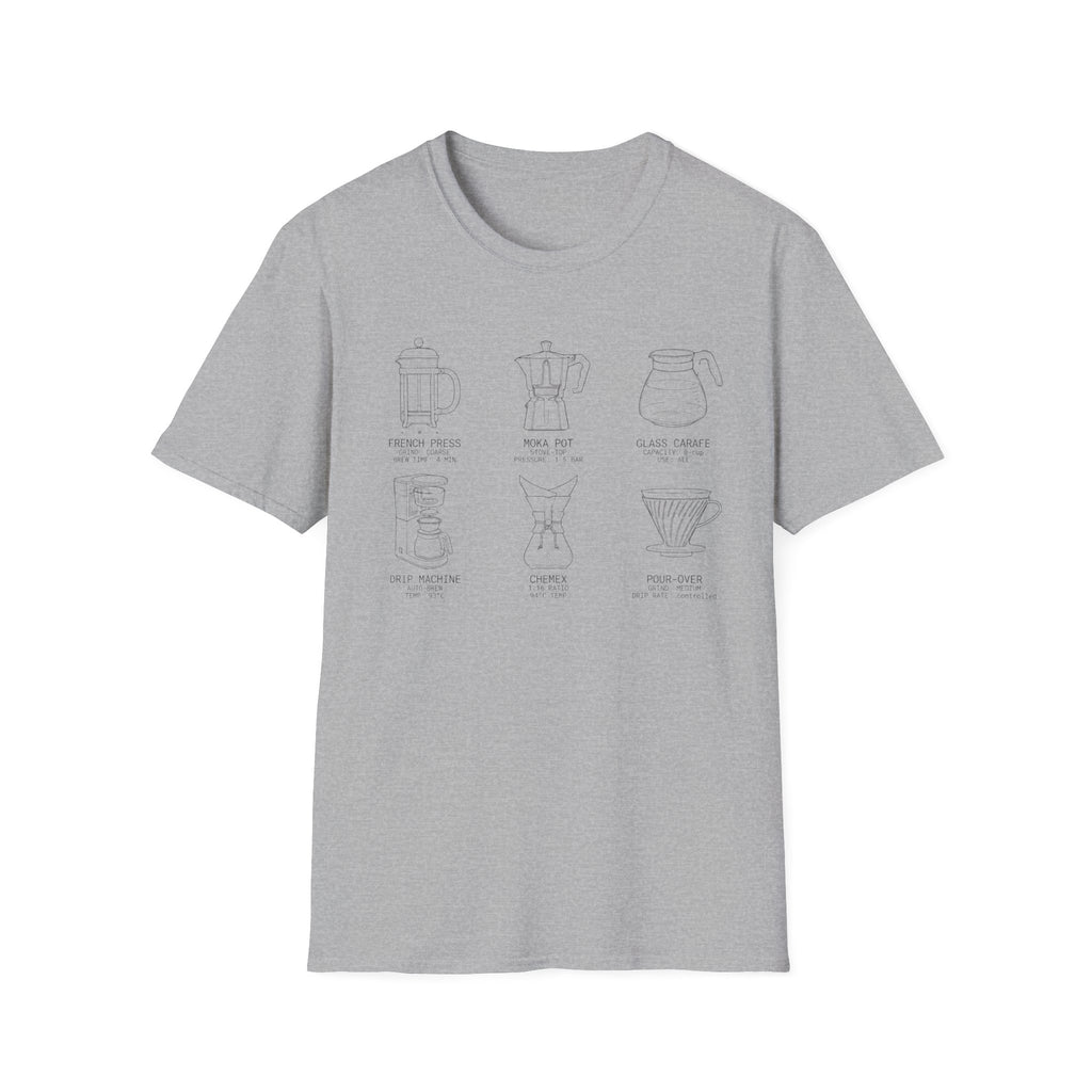 Various Coffee Brewing T-Shirt