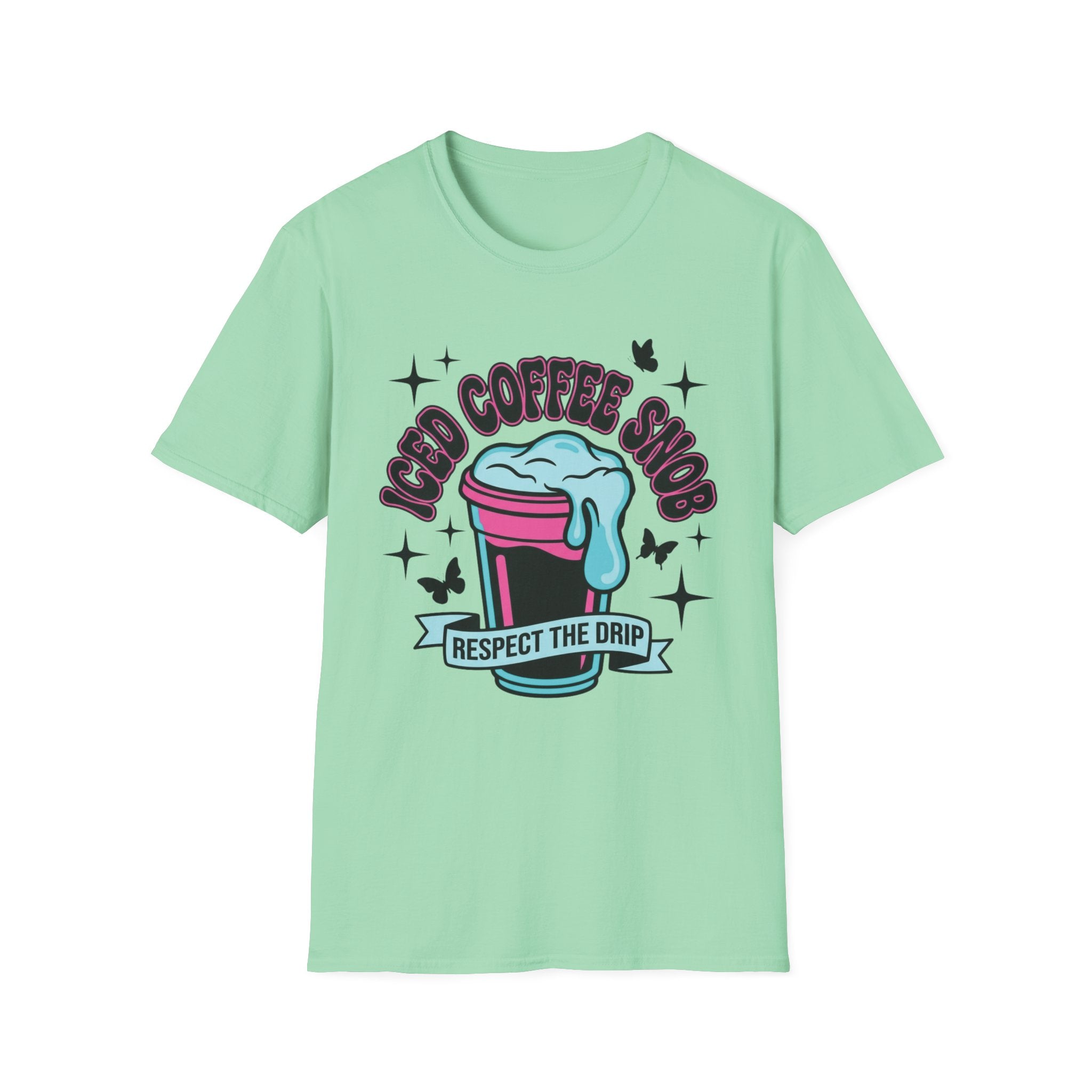 Iced Coffee Snob: Respect The Drip T-Shirt