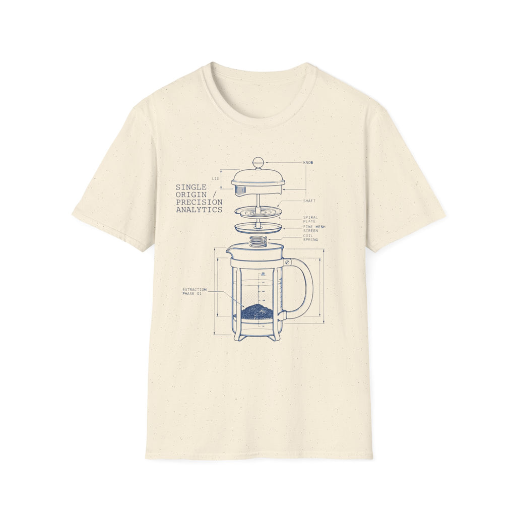 French Press Coffee Maker T-Shirt
