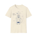 French Press Coffee Maker T-Shirt