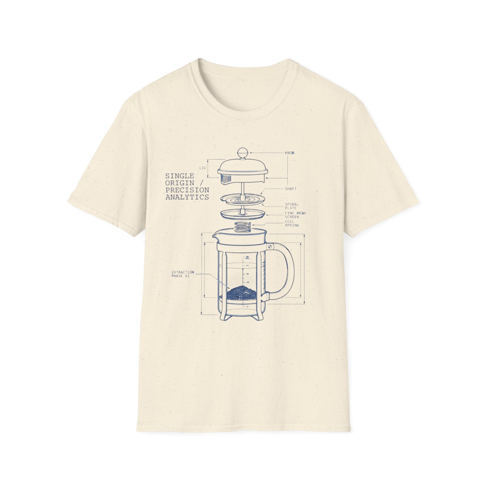French Press Coffee Maker T-Shirt