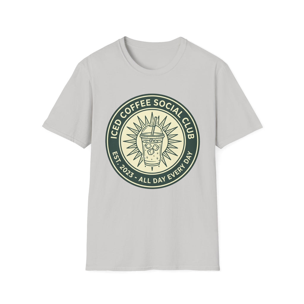 Iced Coffee Social Club Badge T-Shirt