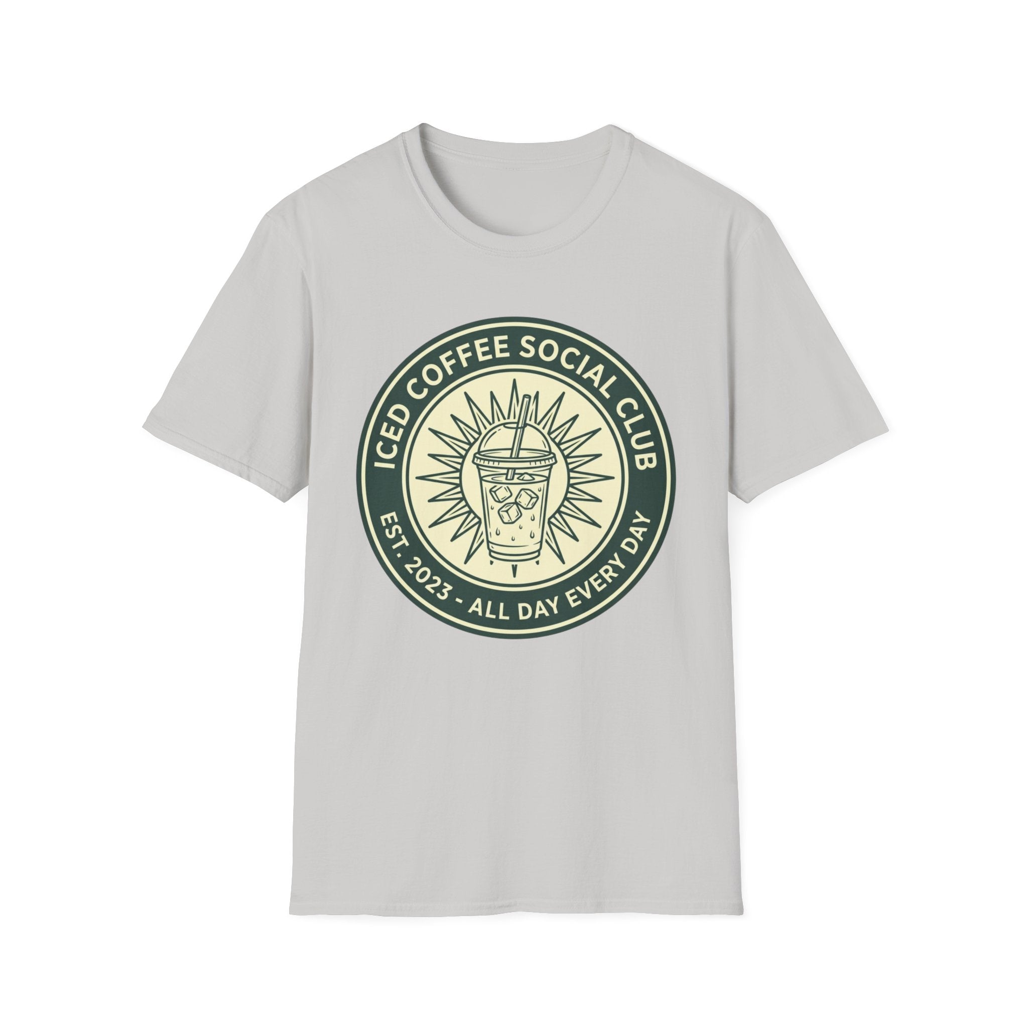 Iced Coffee Social Club Badge T-Shirt